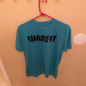 Warfit light blue shirt